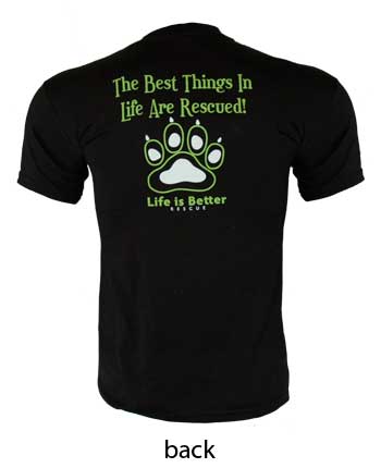Black Tee Back