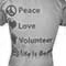 Volunteer Grey Tee